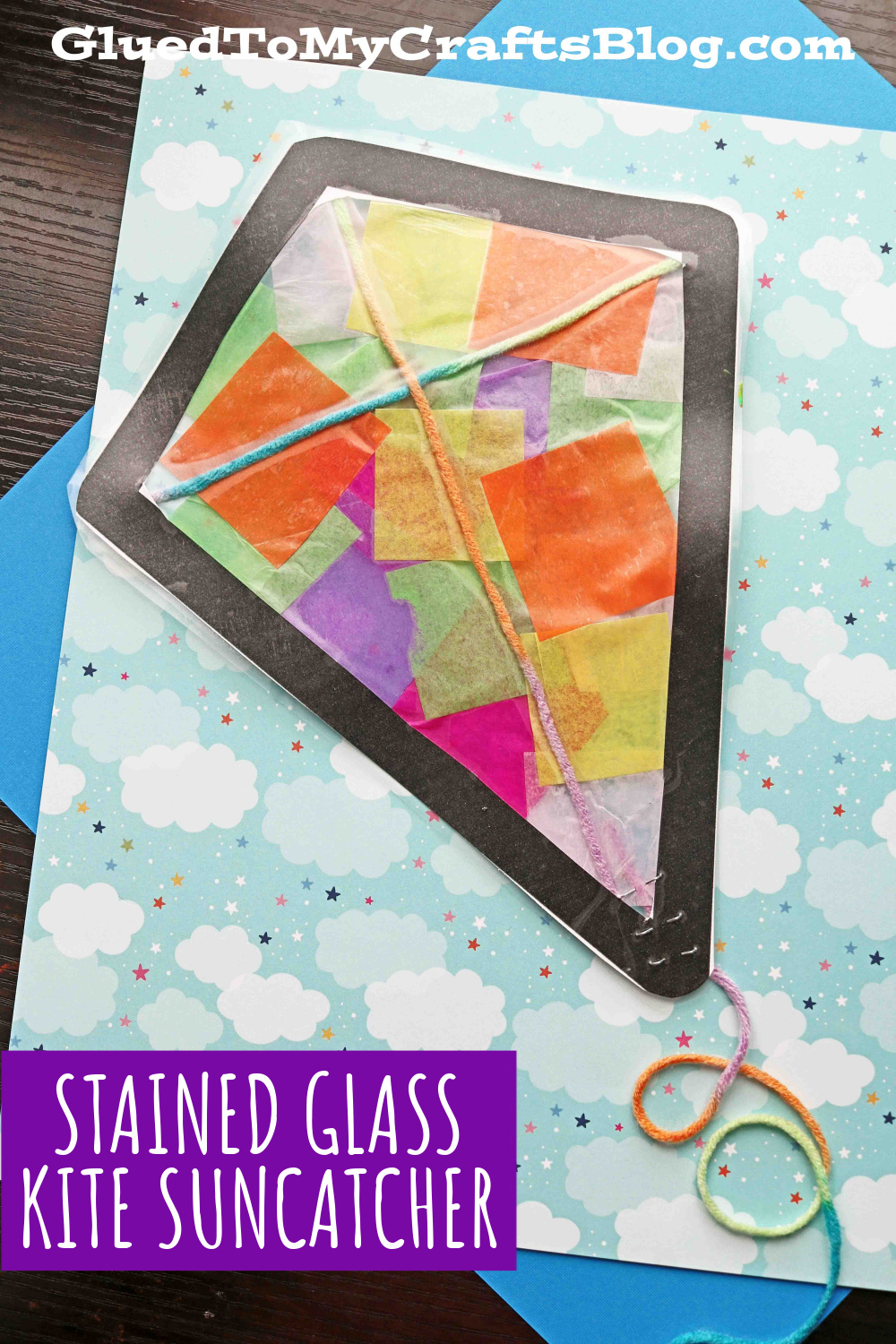 Stained Glass Kite For Spring