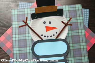 Snowman Stocking Craft Idea For Kids