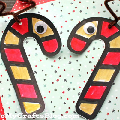 Candy Cane Reindeer Craft Idea For Kids