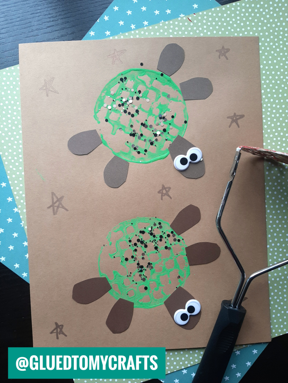 Potato Masher Stamped Craft Ideas For Kids