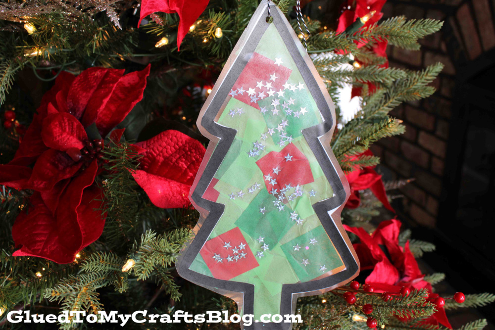 DIY Christmas Ornament Craft: Sequins in Clear Glass - Fox Hollow