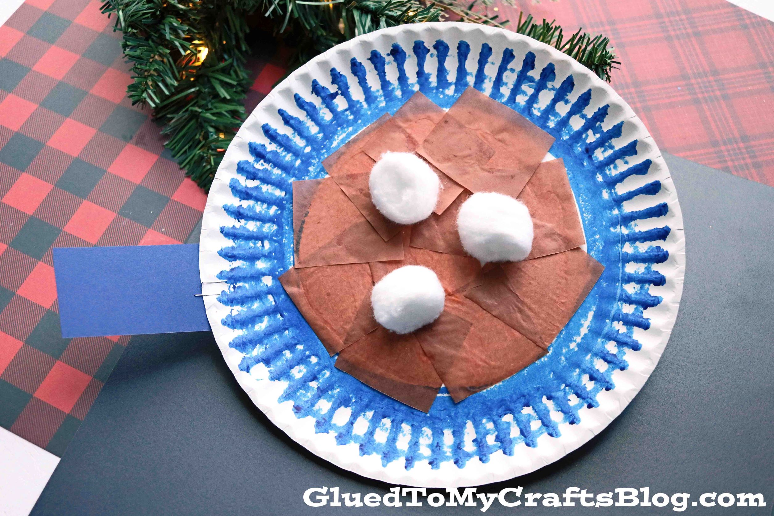 Paper Plate Hot Cocoa Mug Craft