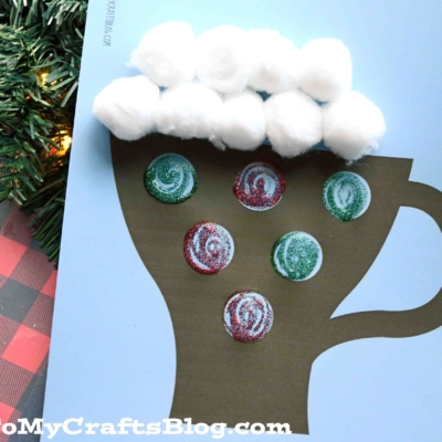 Cotton Ball Hot Cocoa Mug Craft