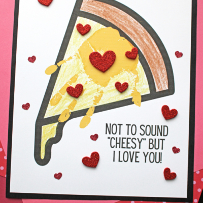 Handprint Pizza Keepsake Craft