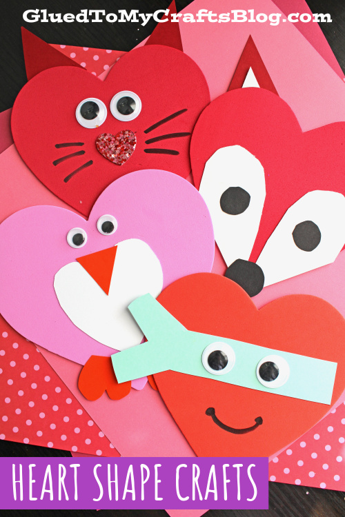 Art Project Ideas Using Craft Foam Hearts