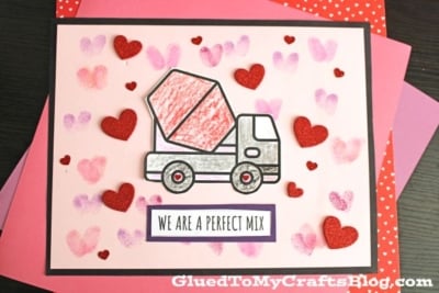 Valentine Cement Truck - We Are A Perfect Mix Craft
