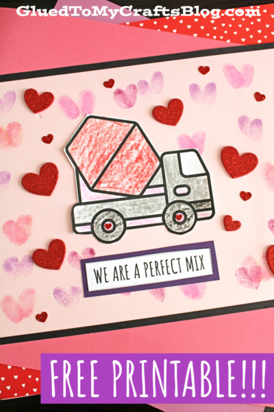 Valentine Dump Truck - We Are A Perfect Mix Craft