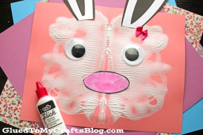 Paint Splat Bunny Craft Idea For Spring