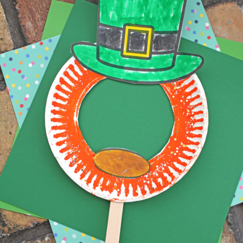 Paper Plate Leprechaun Beard Mask