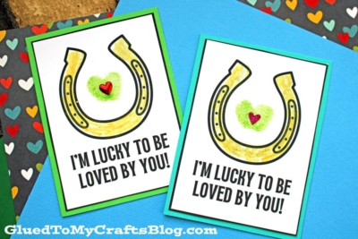 Lucky To Be Loved By You Card Craft For Kids