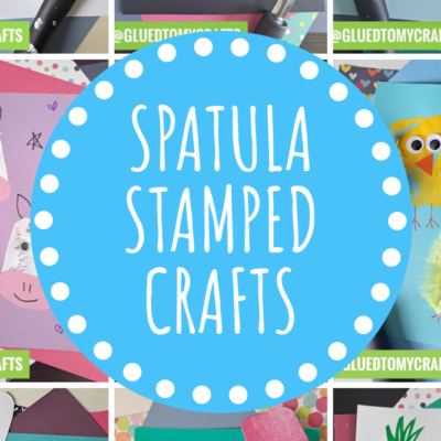 Spatula Stamped Craft Ideas For Kids