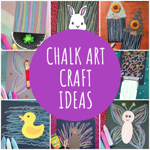 Chalk Art Projects For Kids To Make