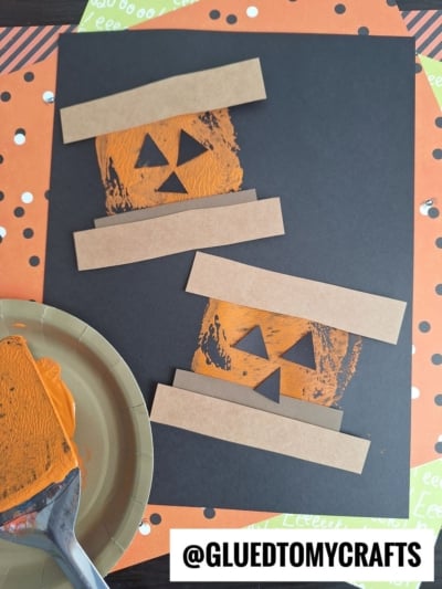 Spatula Stamped Pumpkin Smores