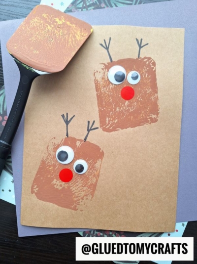 Spatula Stamped REINDEER for Christmas