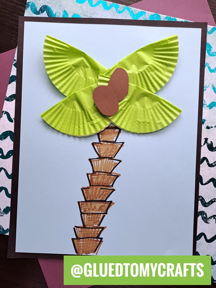 Cupcake Liner Card Crafts For Kids