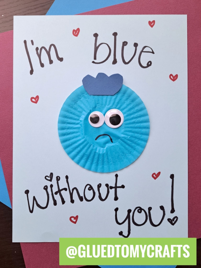 Cupcake Liner Card Crafts For Kids