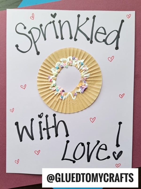 Cupcake Liner Card Crafts For Kids
