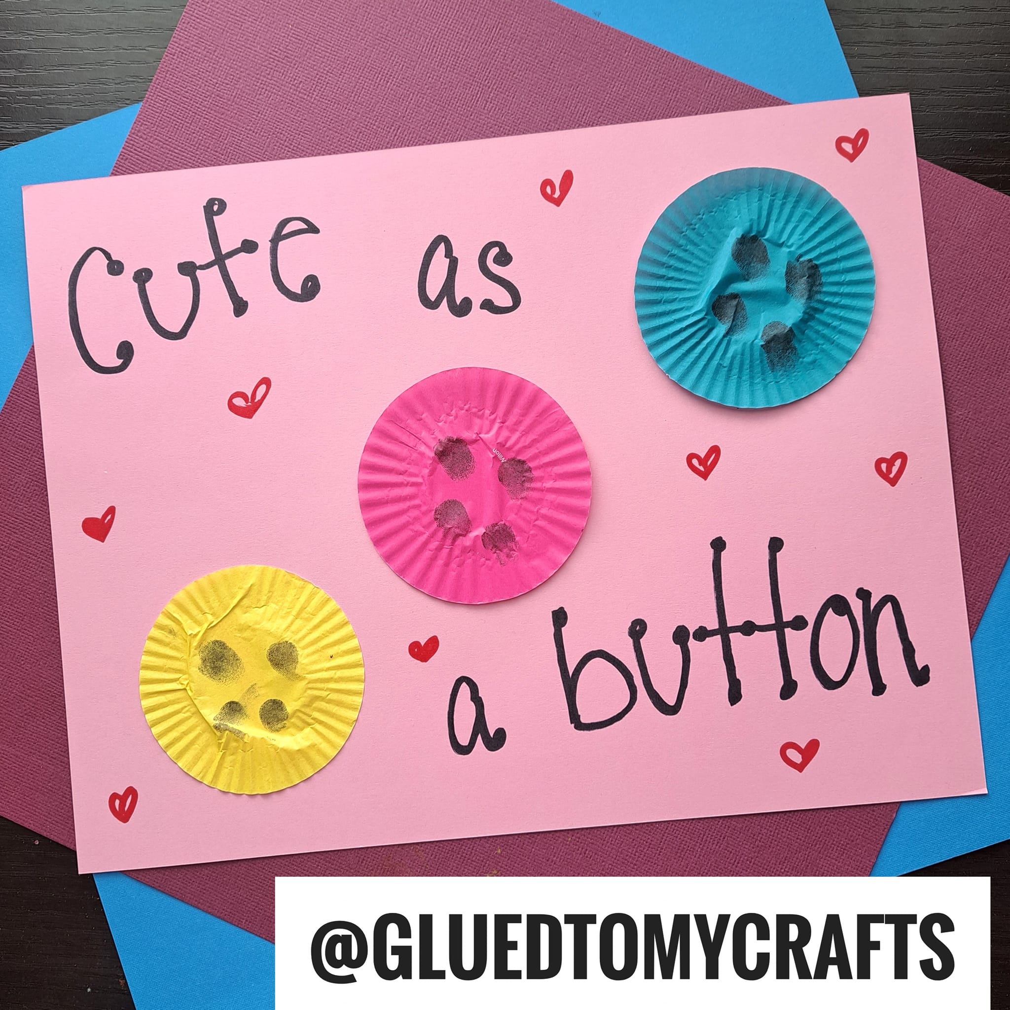 Cupcake Liner Card Crafts For Kids