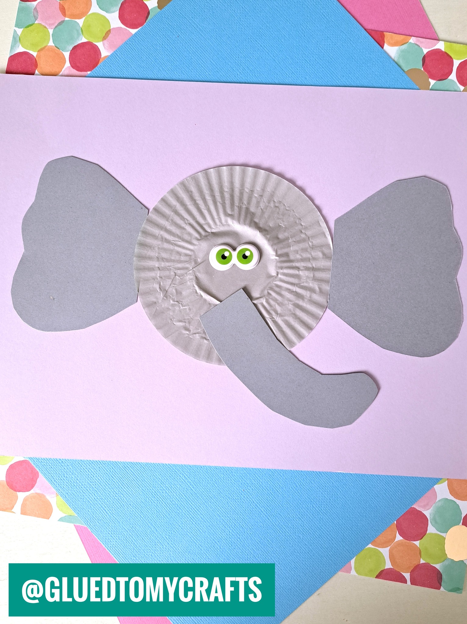 Cupcake Liner Card Crafts For Kids