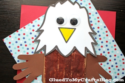 Paper Bag Bald Eagle Craft