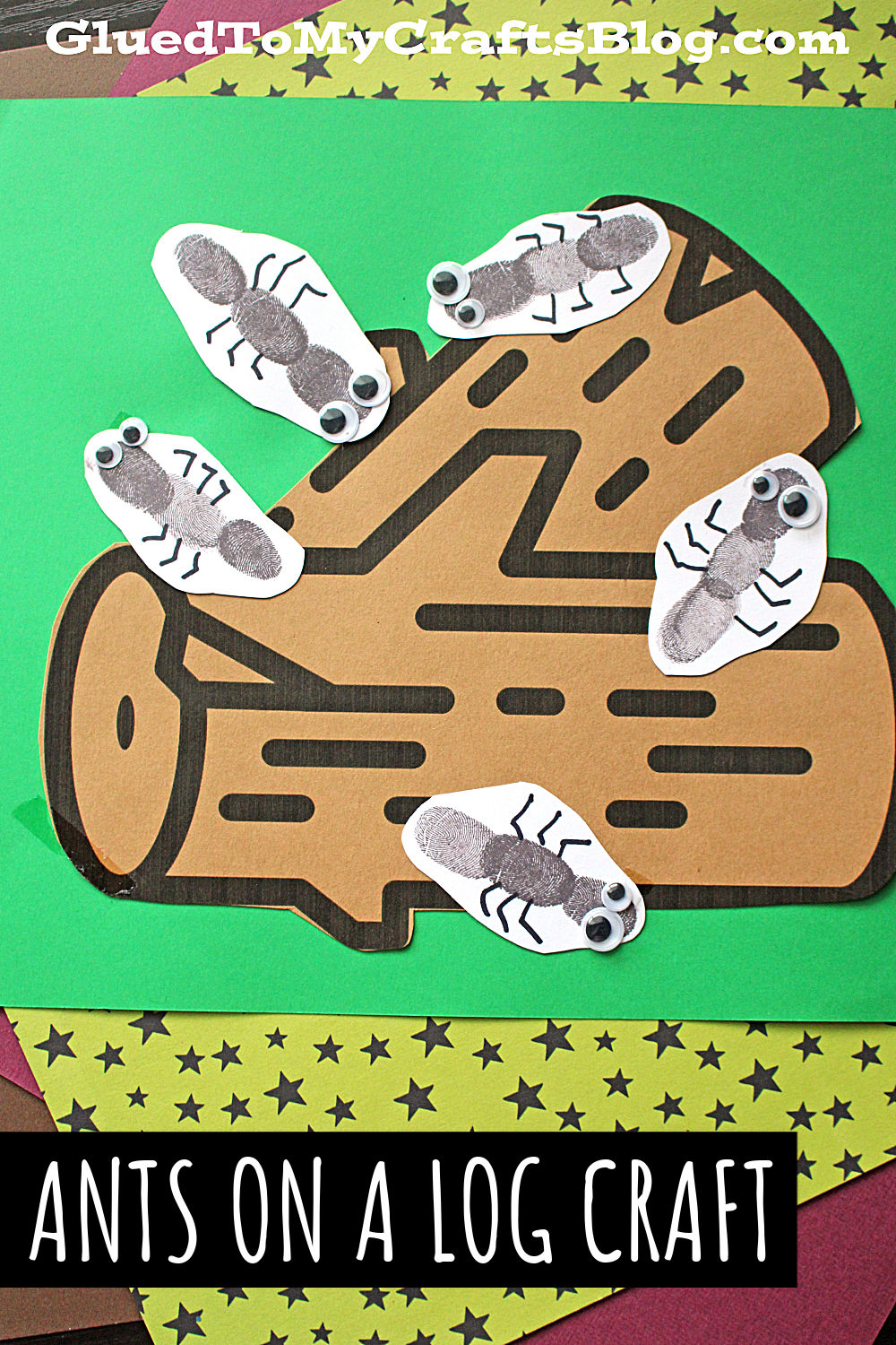 Ants On A Log Craft Idea For Kids
