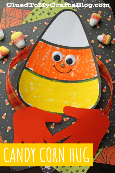 Candy Corn Hug Craft Idea For Kids