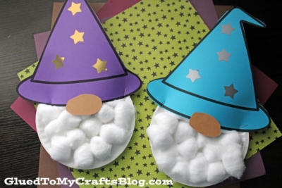 paper-plate-cotton-ball-wizard-craft-idea-for-kids-4