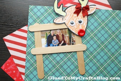 Reindeer Picture Frame Ornament