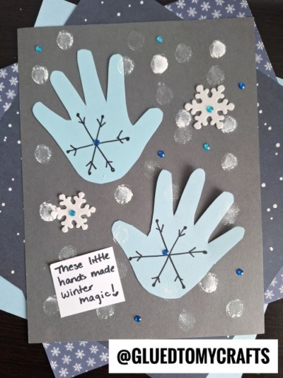 Handprint Snowflake Keepsake Idea