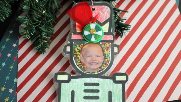 Nutcracker Photo Ornament Keepsake