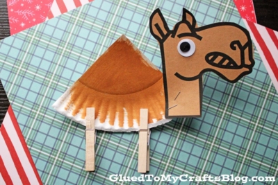 Paper Plate Camel Craft Idea For Kids