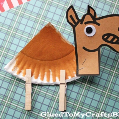 Paper Plate Camel Craft Idea For Kids