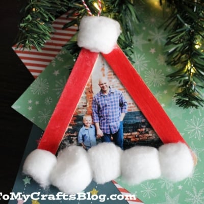Santa Hat Photo Ornament