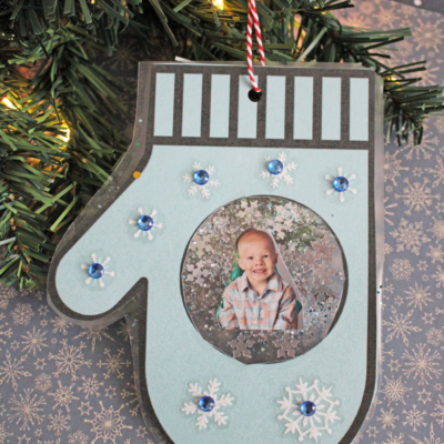 Winter Mitten Photo Ornament