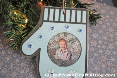 Winter Mitten Photo Ornament