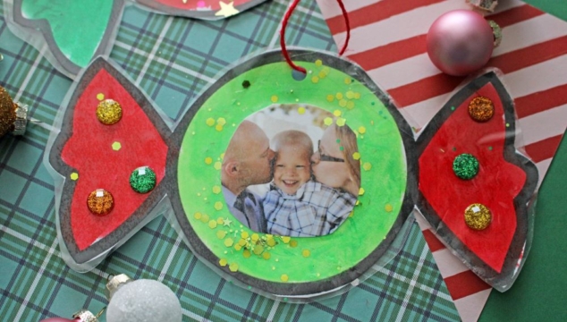 Candy Photo Ornament Craft