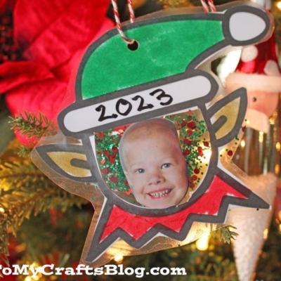 Holiday Elf Photo Ornament Craft