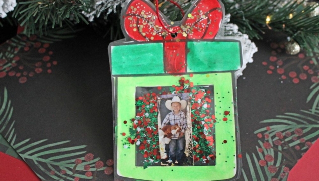Christmas Present Photo Ornament