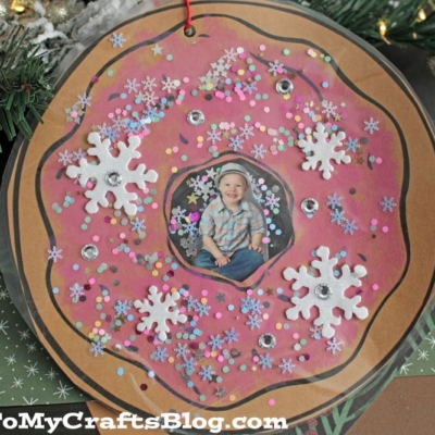Donut Picture Frame Ornament For Christmas