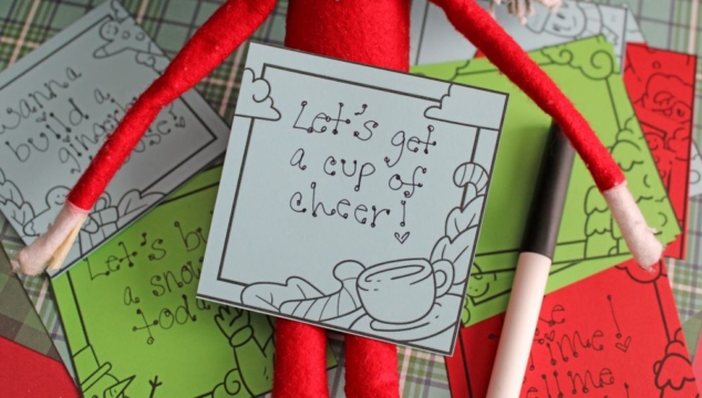 Free Christmas Notecard Printable From Us!