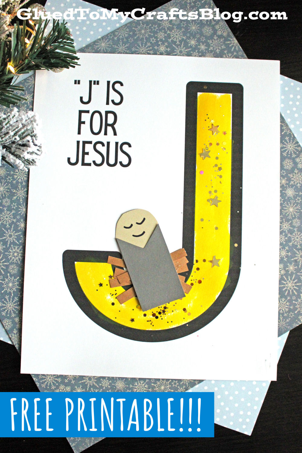 "J" Is For Jesus Craft Idea For Kids