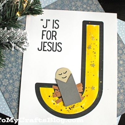 "J" Is For Jesus Craft Idea For Kids