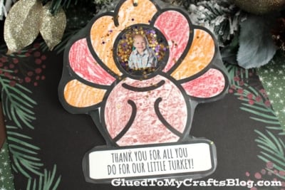 Our Little Turkey Photo Ornament