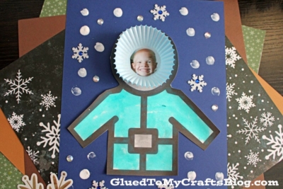 Winter Coat In The Snow Craft Idea For Kids