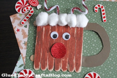 Popsicle Stick Reindeer Hot Cocoa Mug Craft Idea For Kids