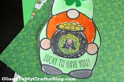 Leprechaun Gnome Photo Ornament