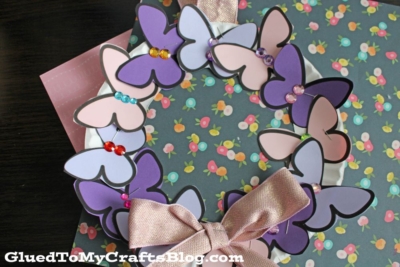 Butterfly Wreath Craft Idea For Kids