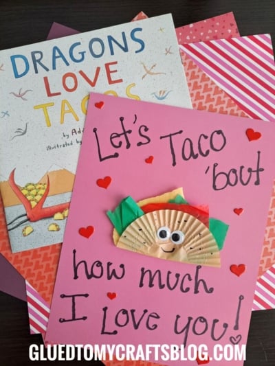 TACO CUPCAKE LINER CARD