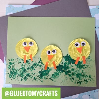 CUPCAKE LINER BABY CHICKS