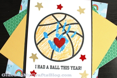 Handprint "I Had A Ball This Year" Keepsake